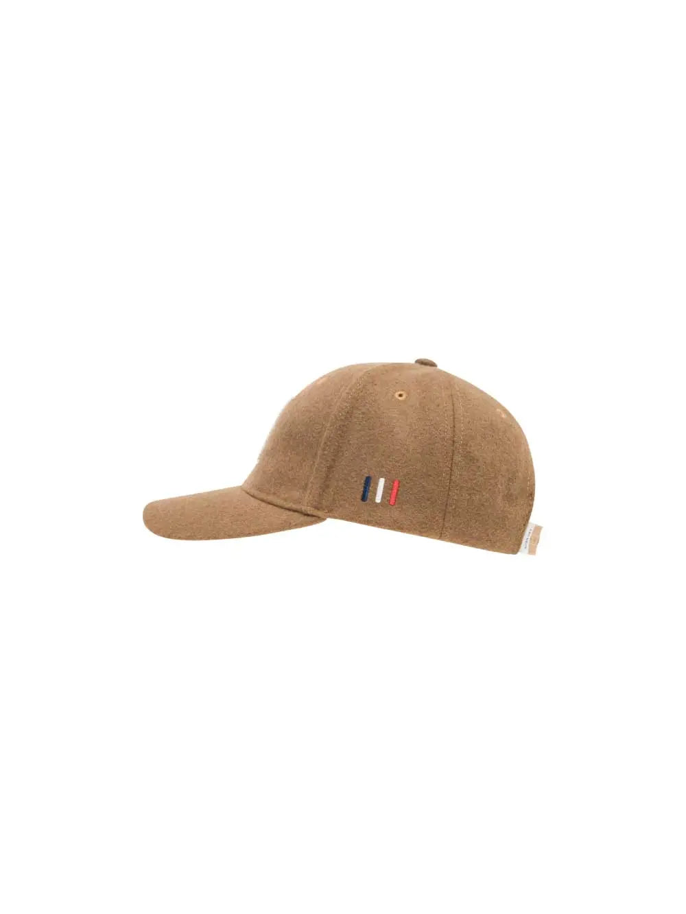 Wool Baseball Cap - Dark Sand/Black Les Deux