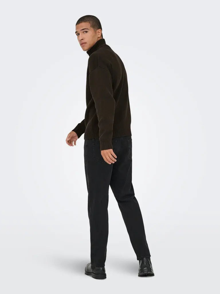 Blake Cardigan - Coffee Bean Only & Sons
