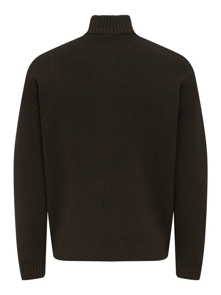Blake Cardigan - Coffee Bean Only & Sons