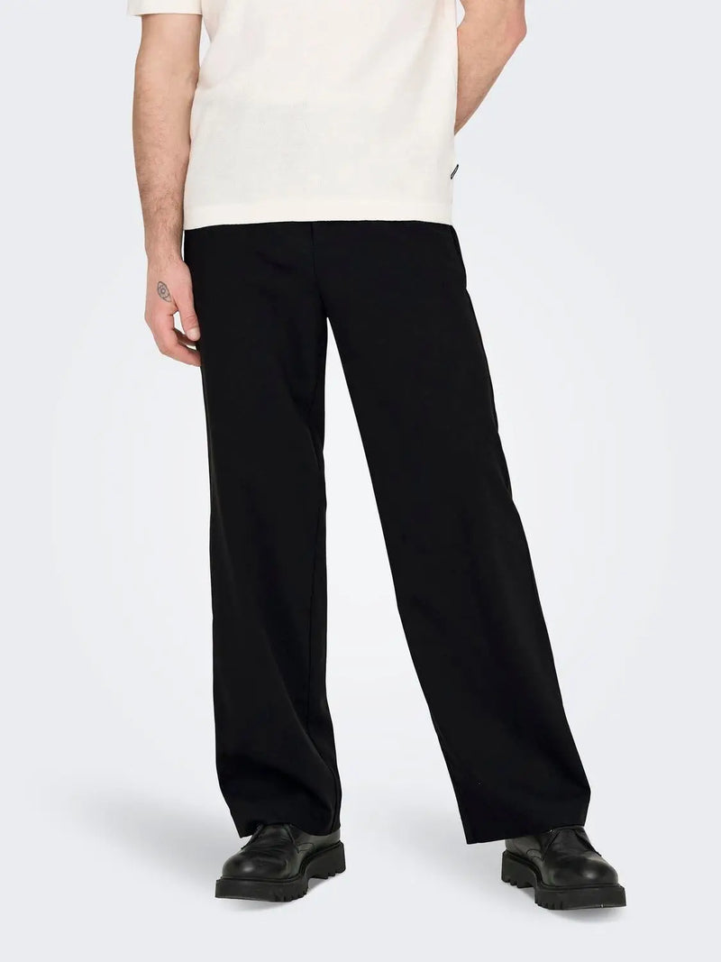 Bob Loose Flex pant 0071 - Black Only & Sons