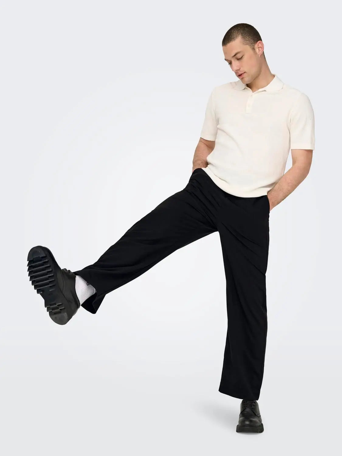 Bob Loose Flex pant 0071 - Black Only & Sons