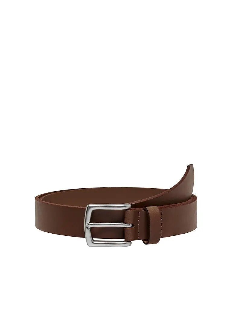 Boon Slim Leather Belte - Cognac Only & Sons