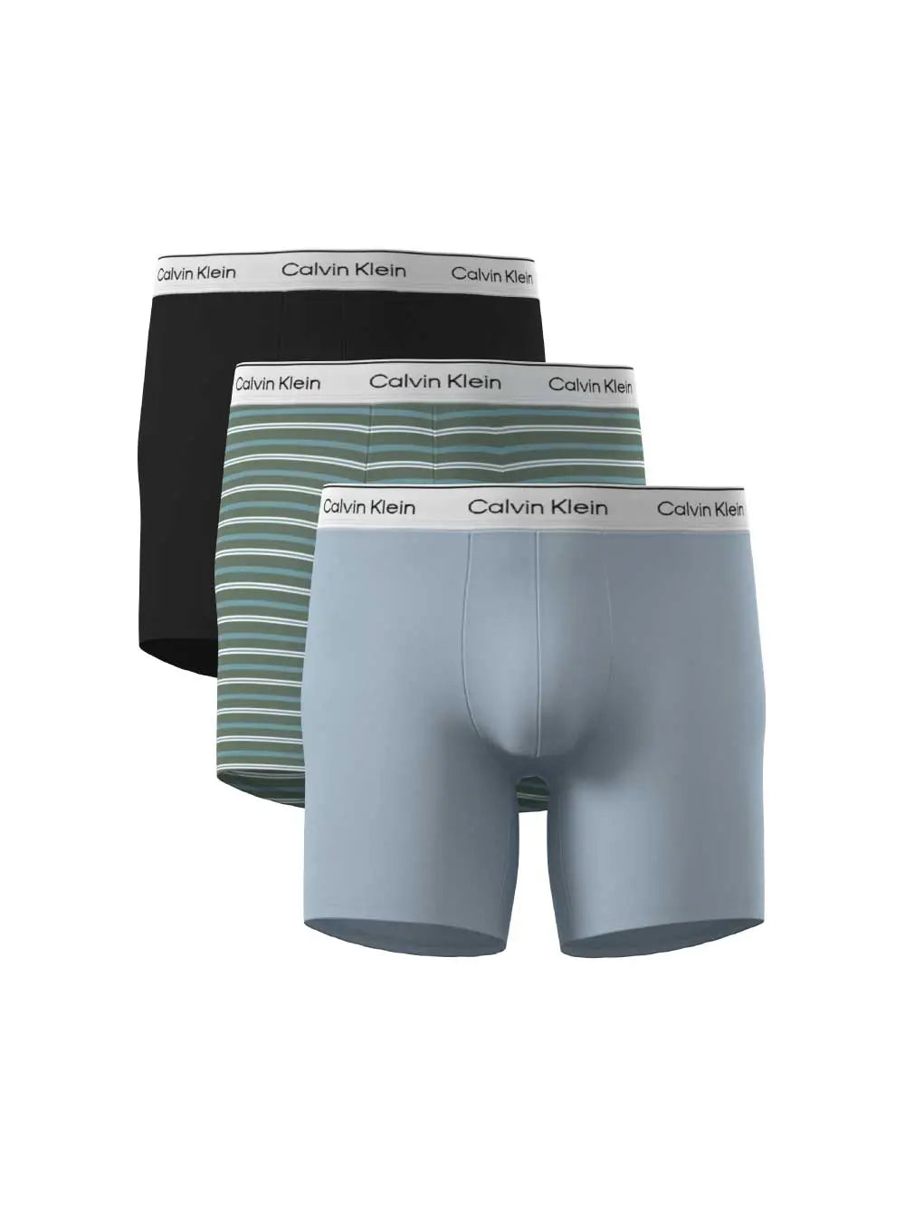 Boxer Brief 3-pack - Black/Pulse Stripe/Niagar Calvin Klein