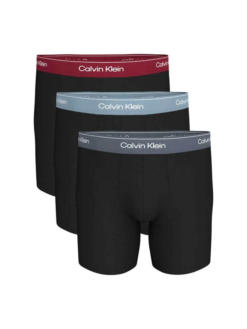 Boxer Brief 3-pack - Black/Rio Red/Forget Calvin Klein