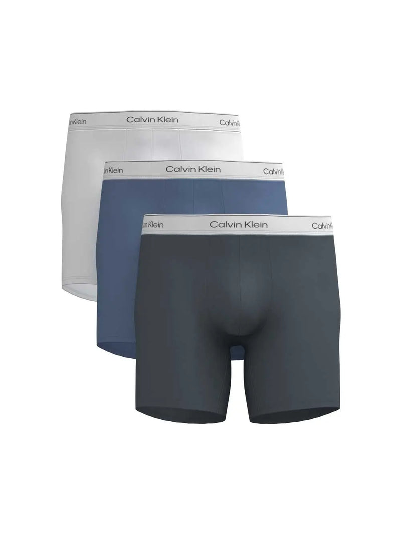 Boxer Brief 3-pack - White/Blue Tulip/Turbulence Calvin Klein