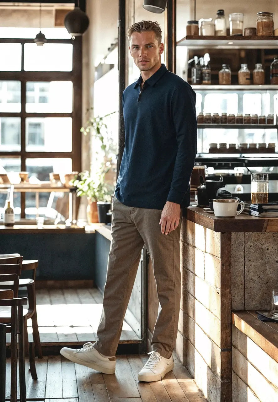 Brendon Bukse - Dark Khaki Clean Cut Copenhagen