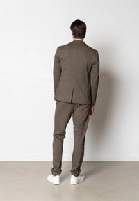 Brendon Jersey Blazer - Dark Khaki Clean Cut Copenhagen