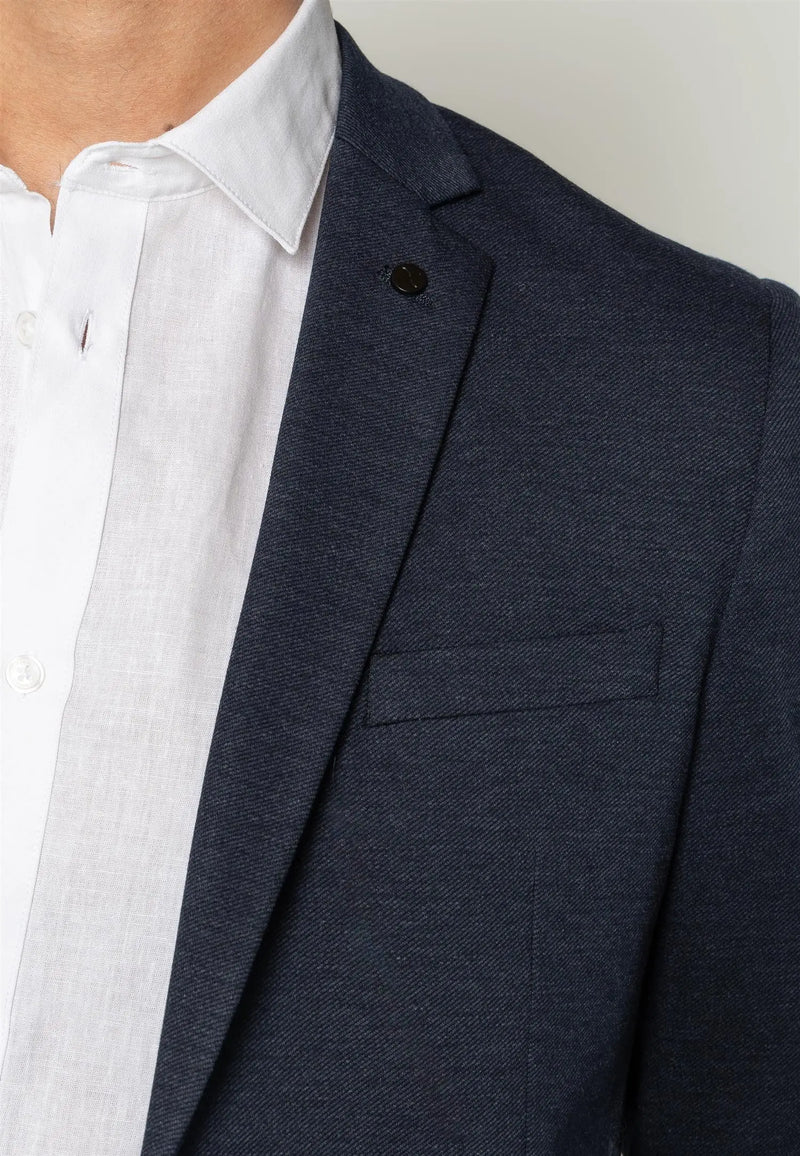 Brendon Jersey Blazer - Navy Clean Cut Copenhagen
