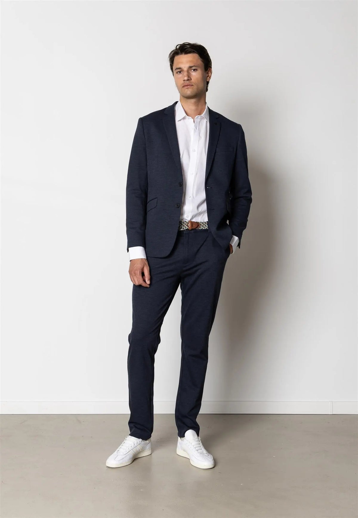 Brendon Jersey Blazer - Navy Clean Cut Copenhagen