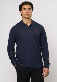 Brett Longsleeve Polo - Dark Sapphire U.S. Polo Assn.