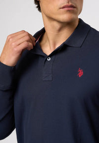 Brett Longsleeve Polo - Dark Sapphire U.S. Polo Assn.