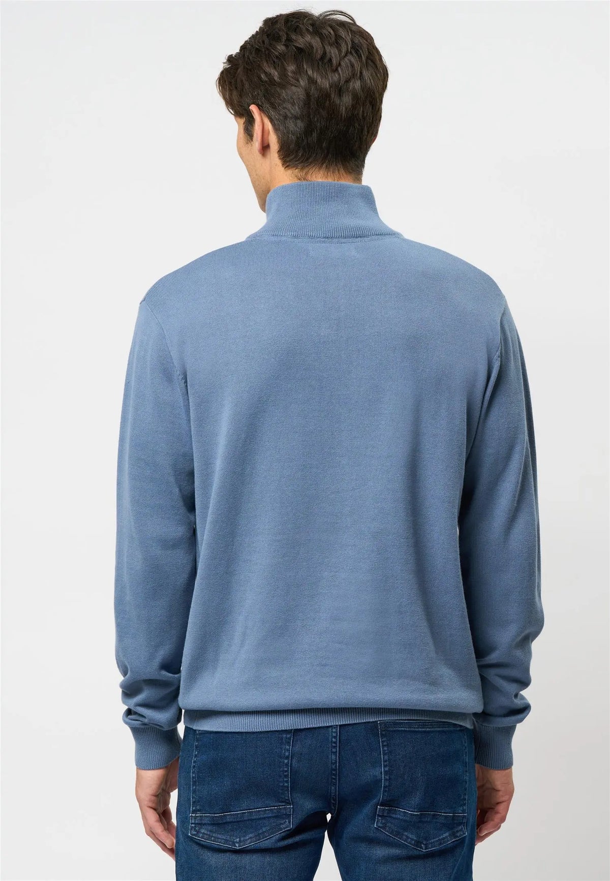 Brison Half-Zip Genser - China Blue U.S. Polo Assn.