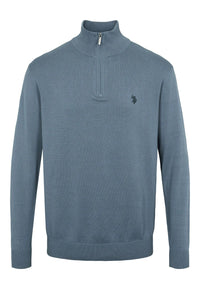 Brison Half-Zip Genser - China Blue U.S. Polo Assn.