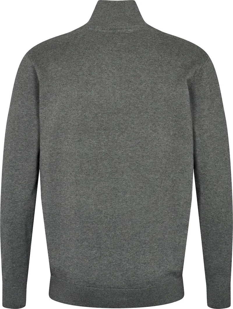 Brison Half-Zip Genser - Medium Grey Melange U.S. Polo Assn.