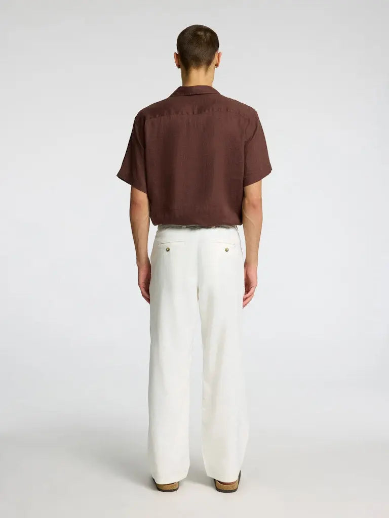 Brody Linbukse Loose - Cloud Dancer Selected Homme