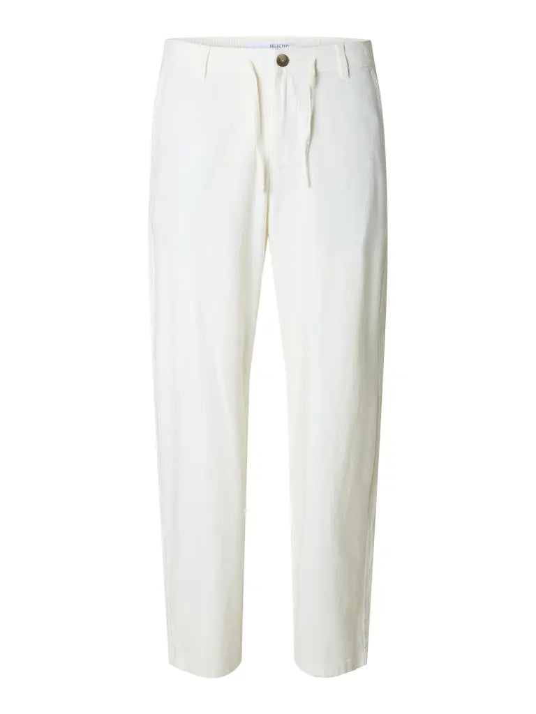 Brody Linbukse Loose - Cloud Dancer Selected Homme