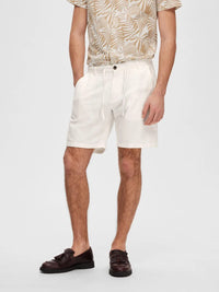 Brody Linshorts - Cloud Dancer Selected Homme