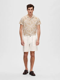 Brody Linshorts - Cloud Dancer Selected Homme