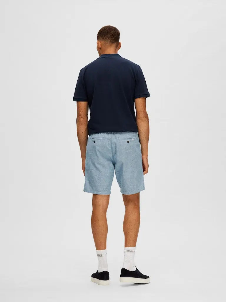 Brody Linshorts - Deep Water Selected Homme