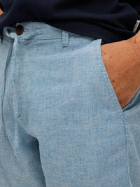 Brody Linshorts - Deep Water Selected Homme