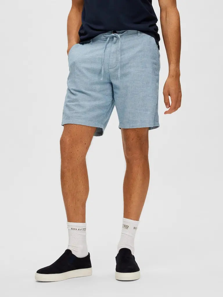 Brody Linshorts - Deep Water Selected Homme