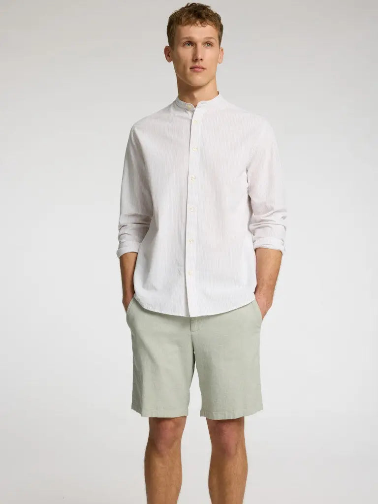 Brody Linshorts - Iceberg Green Selected Homme