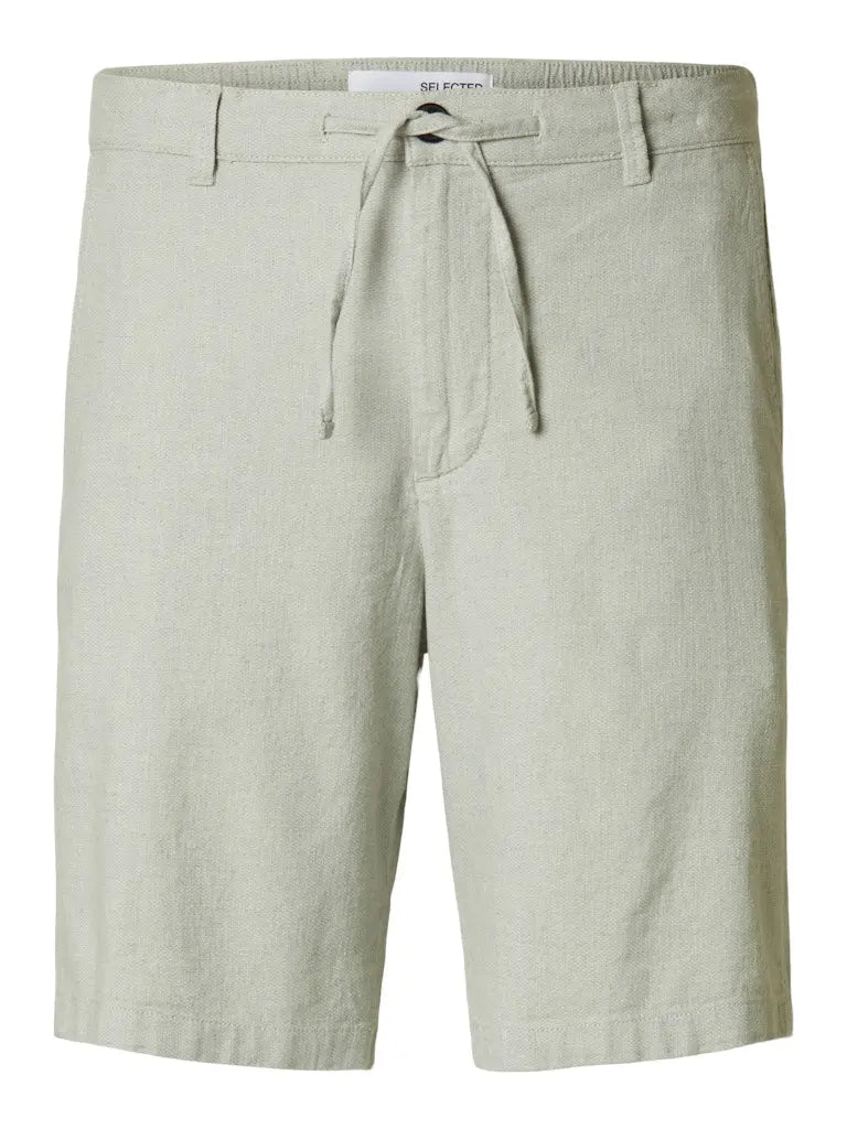 Brody Linshorts - Iceberg Green Selected Homme