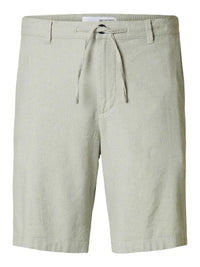 Brody Linshorts - Iceberg Green Selected Homme