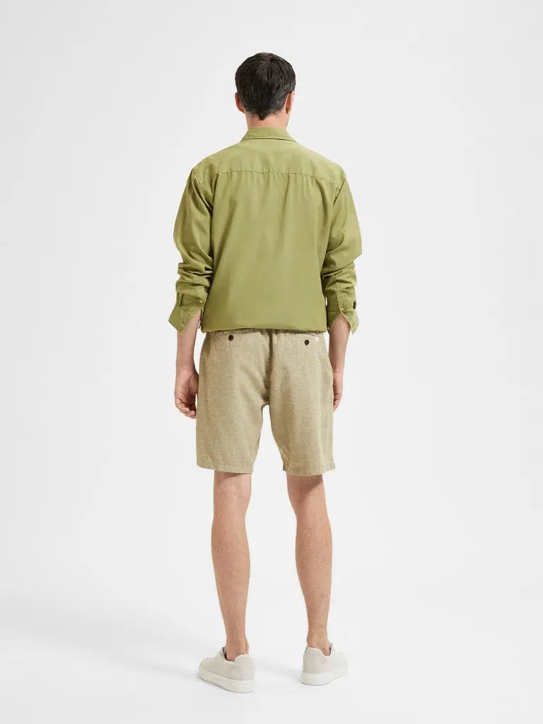 Brody Linshorts - Olive Branch Selected Homme