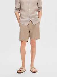 Brody Linshorts - Toffee Selected Homme