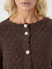 Bubble Cardigan - Hot Fudge Y.A.S
