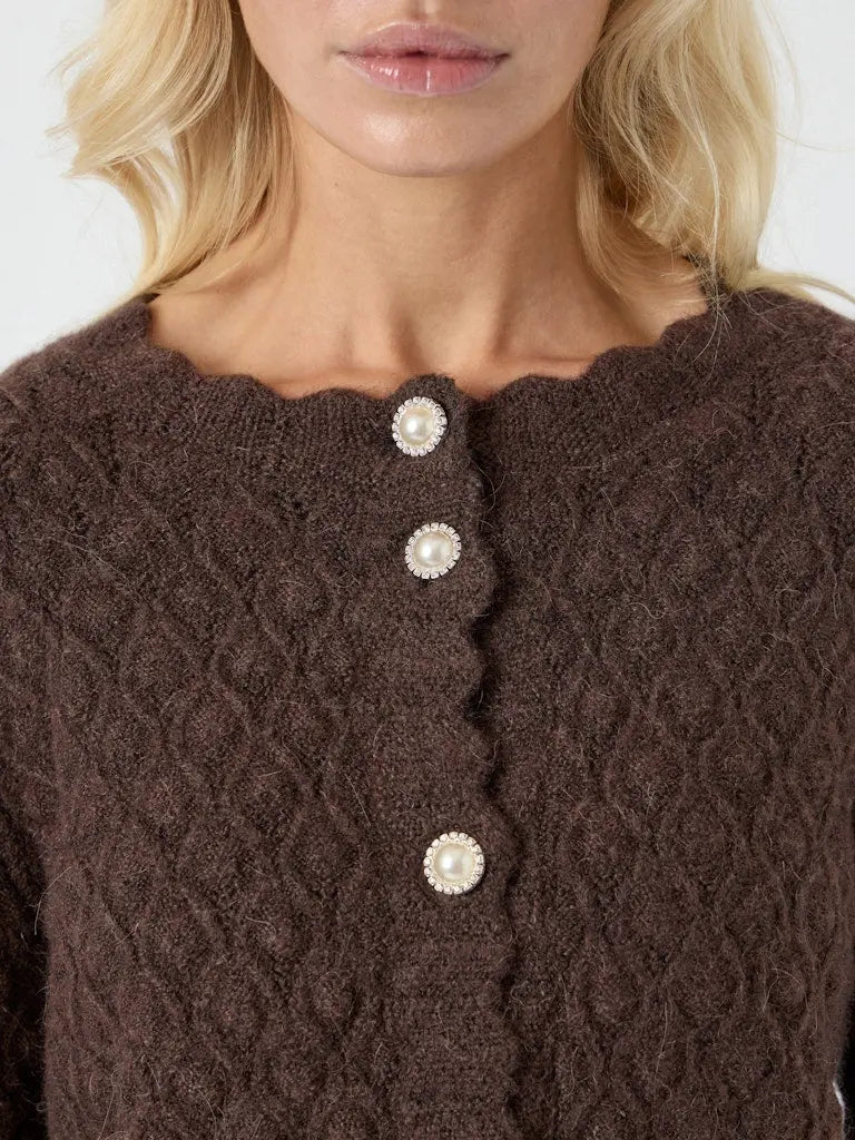 Bubble Cardigan - Hot Fudge Y.A.S