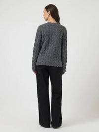 Bubera Cardigan - Dark Grey Melange Y.A.S