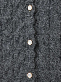 Bubera Cardigan - Dark Grey Melange Y.A.S