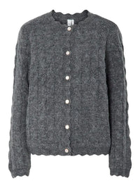 Bubera Cardigan - Dark Grey Melange Y.A.S