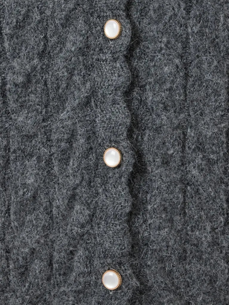 Bubera Cardigan - Dark Grey Melange Y.A.S