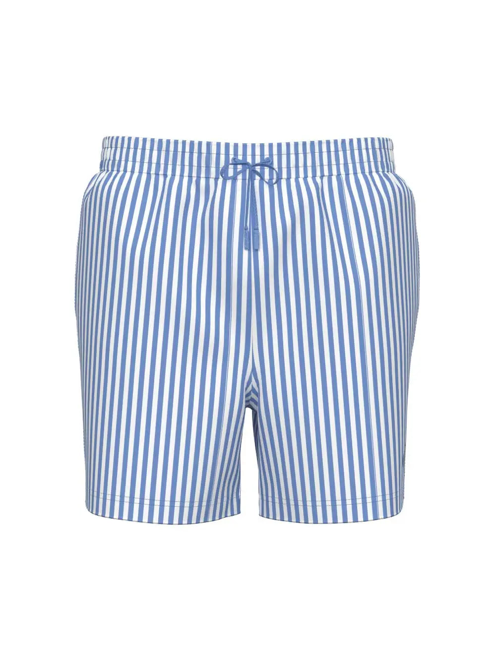 CK Stripet Badeshorts - Penny Stripe/Blue Descent Calvin Klein