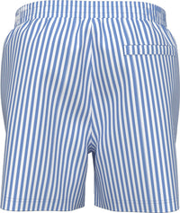 CK Stripet Badeshorts - Penny Stripe/Blue Descent Calvin Klein