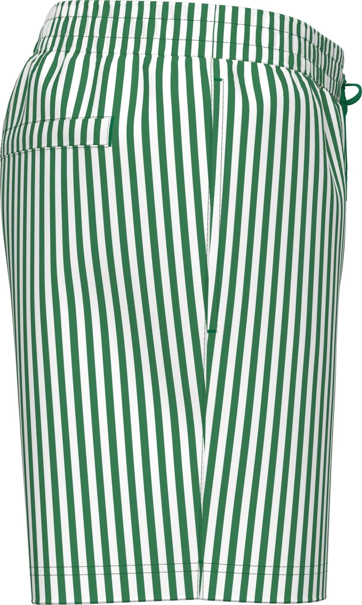 CK Stripet Badeshorts - Penny Stripe/Mardi Gras Green Calvin Klein