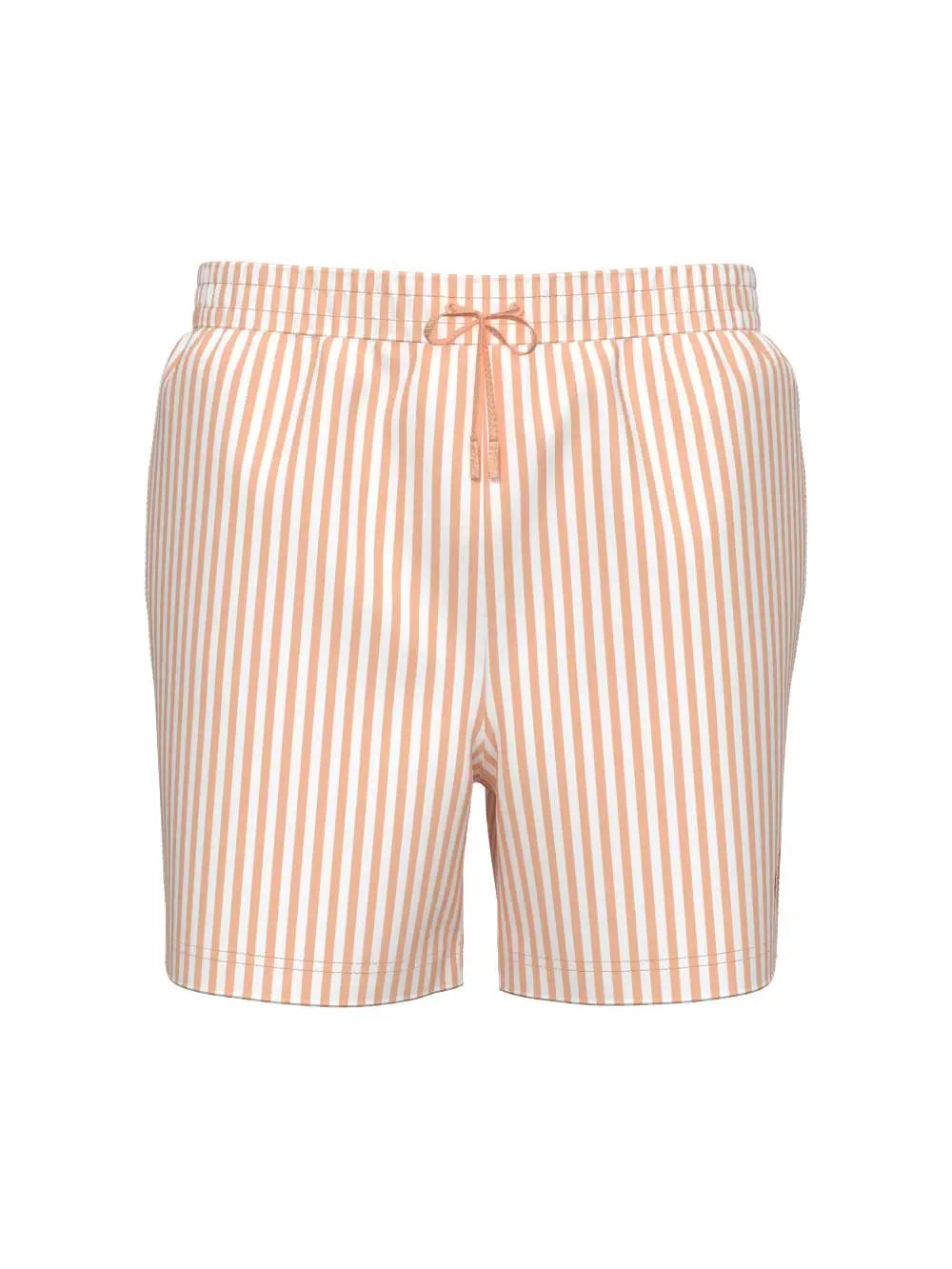 CK Stripet Badeshorts - Penny Stripe/Peach Bliss Calvin Klein