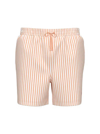 CK Stripet Badeshorts - Penny Stripe/Peach Bliss Calvin Klein