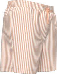 CK Stripet Badeshorts - Penny Stripe/Peach Bliss Calvin Klein