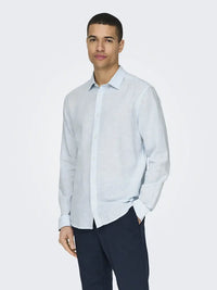 Caiden Linskjorte - Cashmere Blue Only & Sons
