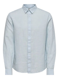 Caiden Linskjorte - Cashmere Blue Only & Sons