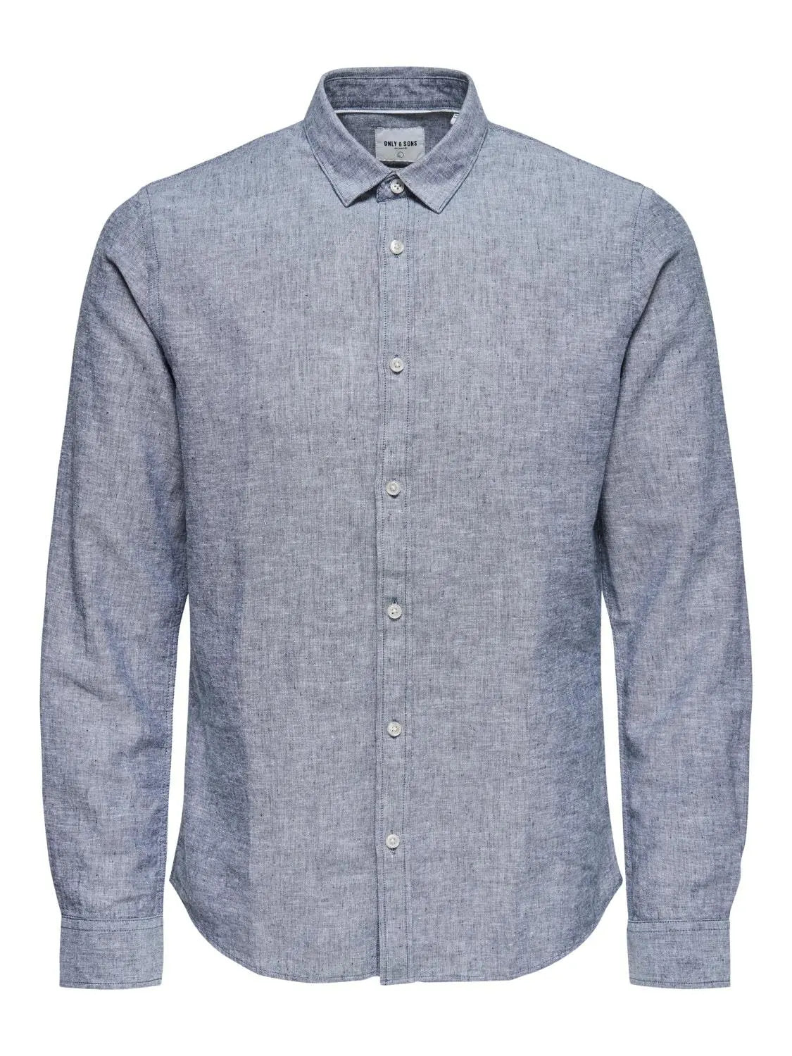 Caiden Linskjorte - Dress Blues Only & Sons