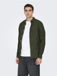 Caiden Linskjorte - Kambaba Only & Sons