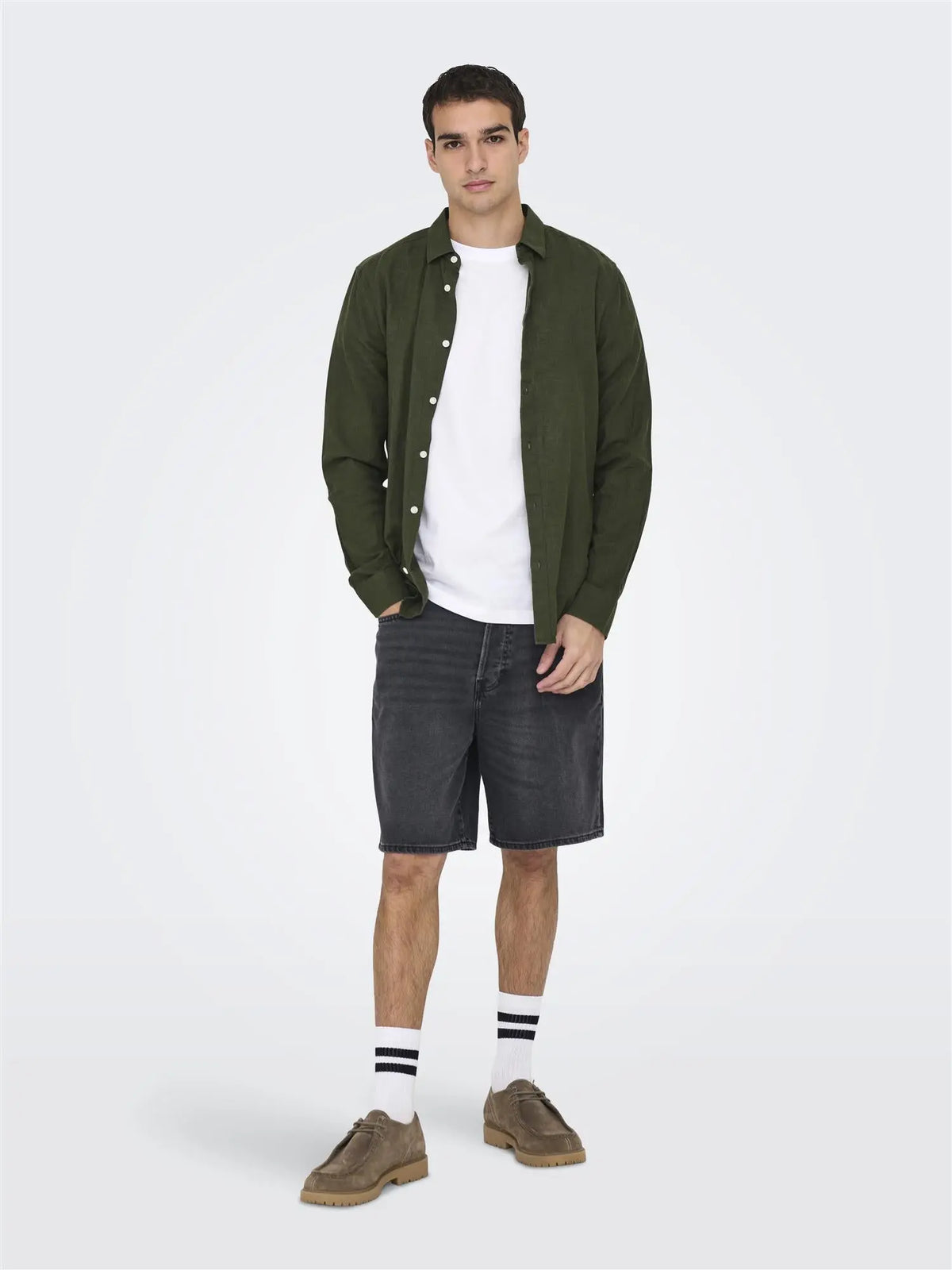 Caiden Linskjorte - Kambaba Only & Sons