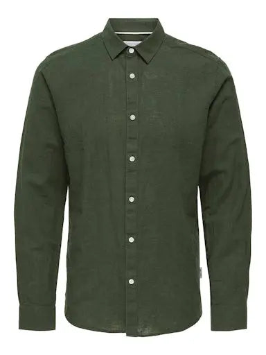 Caiden Linskjorte - Kambaba Only & Sons