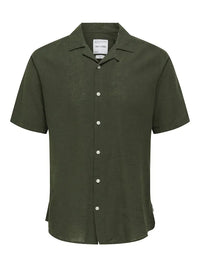 Caiden Linskjorte Resort SS - Kambaba Only & Sons