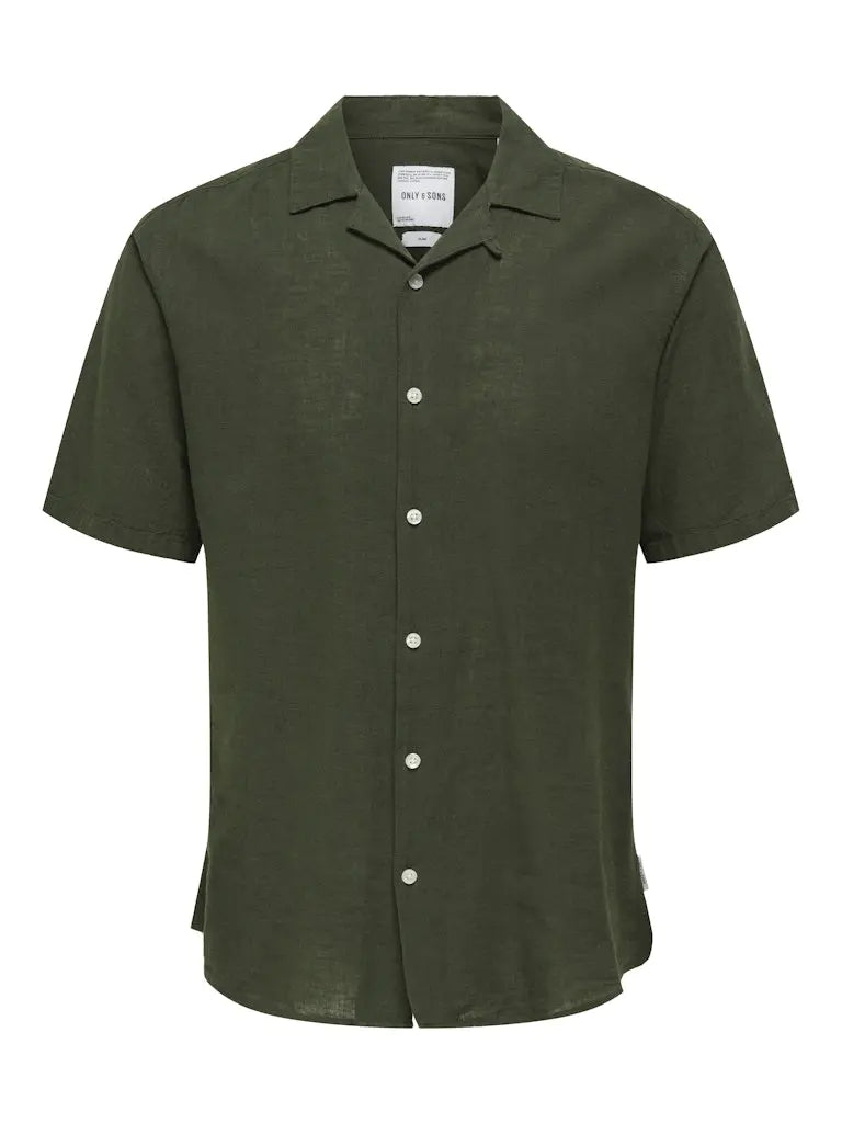 Caiden Linskjorte Resort SS - Kambaba Only & Sons
